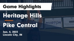 Heritage Hills  vs Pike Central  Game Highlights - Jan. 4, 2022