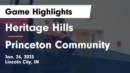 Heritage Hills  vs Princeton Community  Game Highlights - Jan. 26, 2023