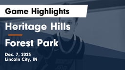 Heritage Hills  vs Forest Park  Game Highlights - Dec. 7, 2023
