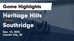 Heritage Hills  vs Southridge  Game Highlights - Dec. 12, 2023