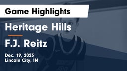 Heritage Hills  vs F.J. Reitz  Game Highlights - Dec. 19, 2023