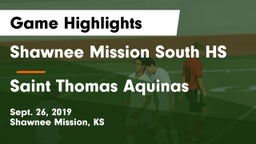 Shawnee Mission South HS vs Saint Thomas Aquinas  Game Highlights - Sept. 26, 2019