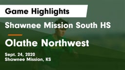 Shawnee Mission South HS vs Olathe Northwest  Game Highlights - Sept. 24, 2020