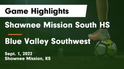 Shawnee Mission South HS vs Blue Valley Southwest Game Highlights - Sept. 1, 2022