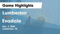 Lumberton  vs Evadale  Game Highlights - Dec. 4, 2020