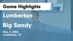 Lumberton  vs Big Sandy  Game Highlights - Nov. 4, 2023