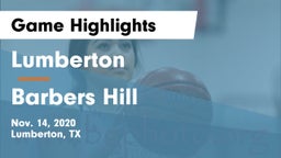 Lumberton  vs Barbers Hill  Game Highlights - Nov. 14, 2020