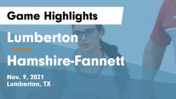Lumberton  vs Hamshire-Fannett  Game Highlights - Nov. 9, 2021