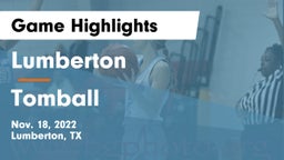 Lumberton  vs Tomball  Game Highlights - Nov. 18, 2022