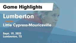 Lumberton  vs Little Cypress-Mauriceville  Game Highlights - Sept. 19, 2023