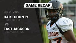 Recap: Hart County  vs. East Jackson  2016