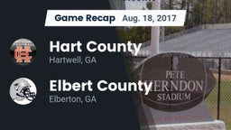 Recap: Hart County  vs. Elbert County  2017