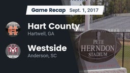 Recap: Hart County  vs. Westside  2017