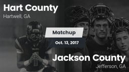 Matchup: Hart County High vs. Jackson County  2017