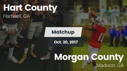Matchup: Hart County High vs. Morgan County  2017