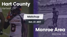 Matchup: Hart County High vs. Monroe Area  2017