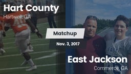 Matchup: Hart County High vs. East Jackson  2017