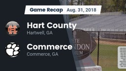 Recap: Hart County  vs. Commerce  2018