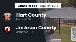 Recap: Hart County  vs. Jackson County  2018