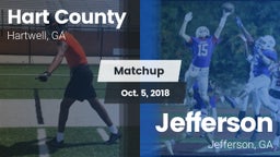 Matchup: Hart County High vs. Jefferson  2018