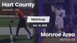 Matchup: Hart County High vs. Monroe Area  2018