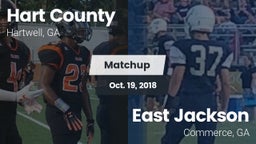 Matchup: Hart County High vs. East Jackson  2018