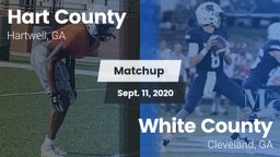 Matchup: Hart County High vs. White County  2020