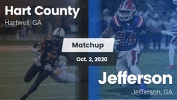 Matchup: Hart County High vs. Jefferson  2020