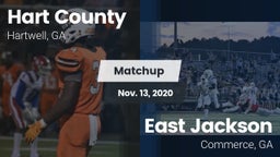 Matchup: Hart County High vs. East Jackson  2020