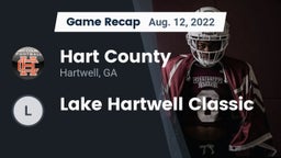Recap: Hart County  vs. Lake Hartwell Classic  2022