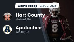 Recap: Hart County  vs. Apalachee  2022