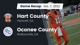 Recap: Hart County  vs. Oconee County  2022