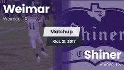 Matchup: Weimar  vs. Shiner  2017