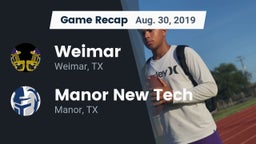 Recap: Weimar  vs. Manor New Tech 2019