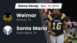 Recap: Weimar  vs. Santa Maria  2019