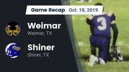 Recap: Weimar  vs. Shiner  2019