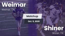 Matchup: Weimar  vs. Shiner  2020