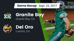 Recap: Granite Bay  vs. Del Oro  2017