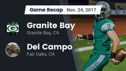 Recap: Granite Bay  vs. Del Campo  2017