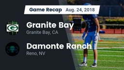 Recap: Granite Bay  vs. Damonte Ranch  2018