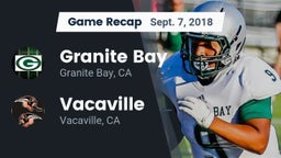 Recap: Granite Bay  vs. Vacaville  2018