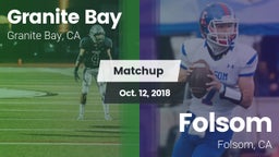Matchup: Granite Bay High vs. Folsom  2018