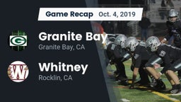 Recap: Granite Bay  vs. Whitney  2019