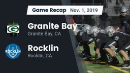 Recap: Granite Bay  vs. Rocklin  2019