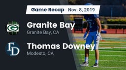 Recap: Granite Bay  vs. Thomas Downey  2019