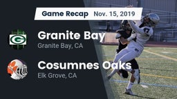 Recap: Granite Bay  vs. Cosumnes Oaks  2019