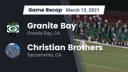 Recap: Granite Bay  vs. Christian Brothers  2021