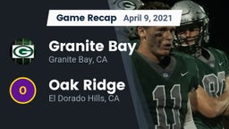 Recap: Granite Bay  vs. Oak Ridge  2021