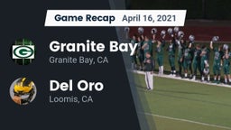 Recap: Granite Bay  vs. Del Oro  2021