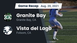Recap: Granite Bay  vs. Vista del Lago  2021
